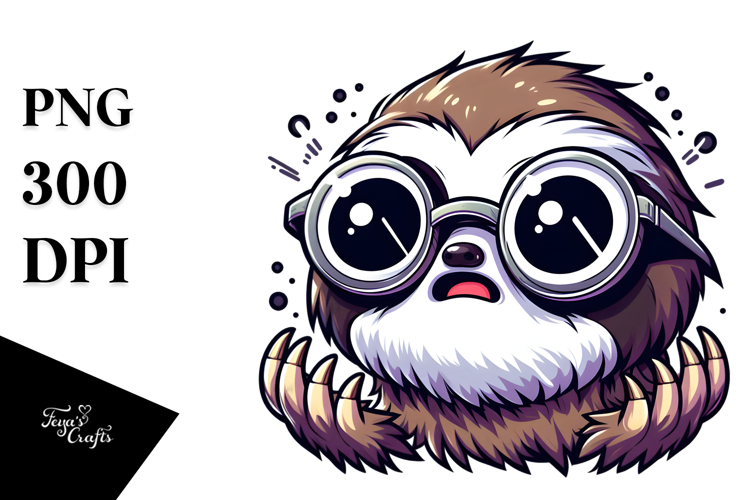 Sloth Clipart Image 6