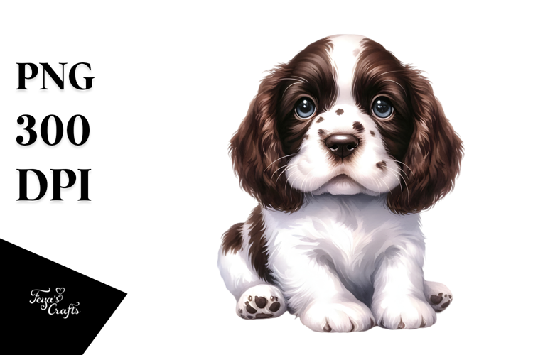 Cute Baby English Springer Spaniel
