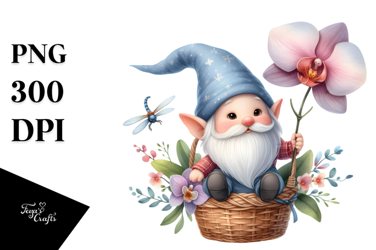 Orchid Clipart Image 6