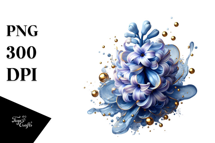 Abstract Hyacinth PNG