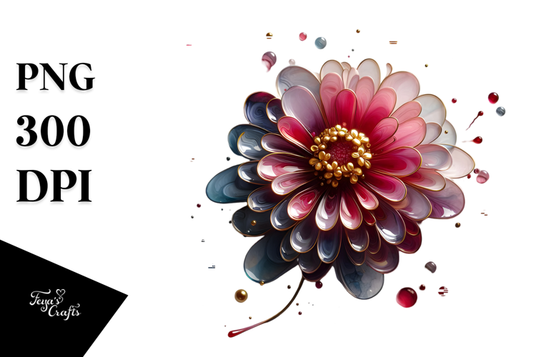 Abstract Zinnia PNG
