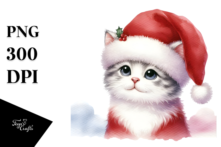 Cat Watercolor Image 21