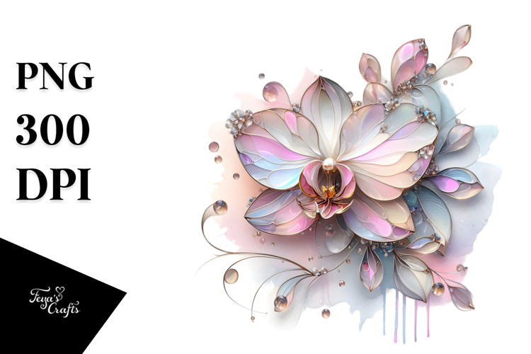 Orchid Clipart Image 22