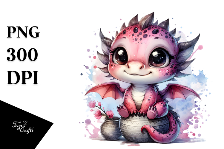 Cute Dragon Clipart Image 12