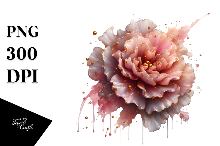 Abstract Carnation PNG example image 1