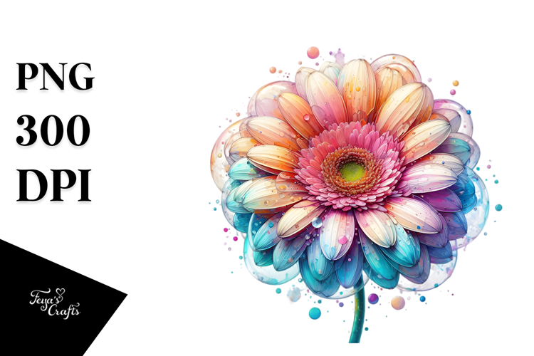 Detailed Transparent Gerbera PNG