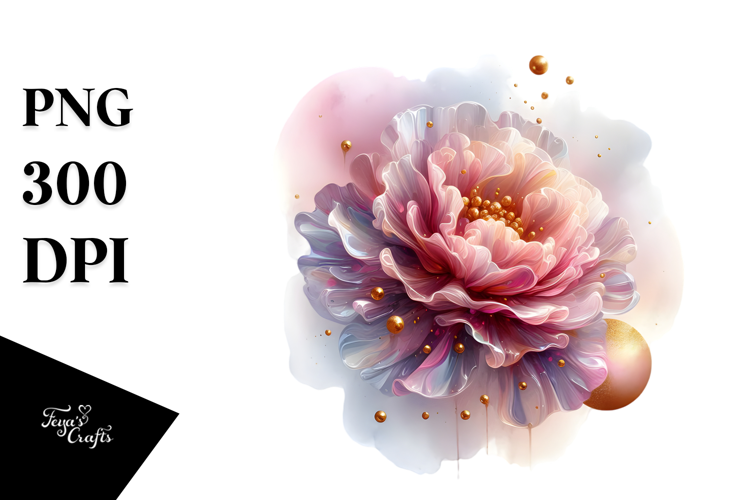 Abstract Glossy Carnation PNG