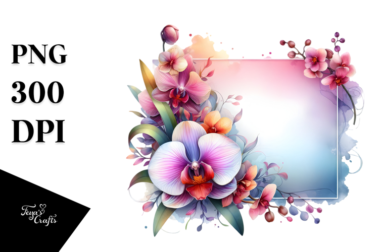 Orchid Clipart Image 20