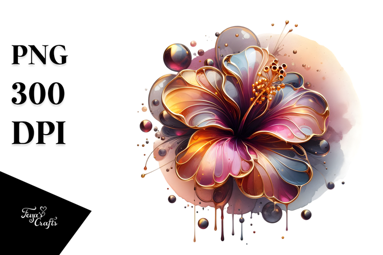 Hibiscus Flower Clipart Image 18