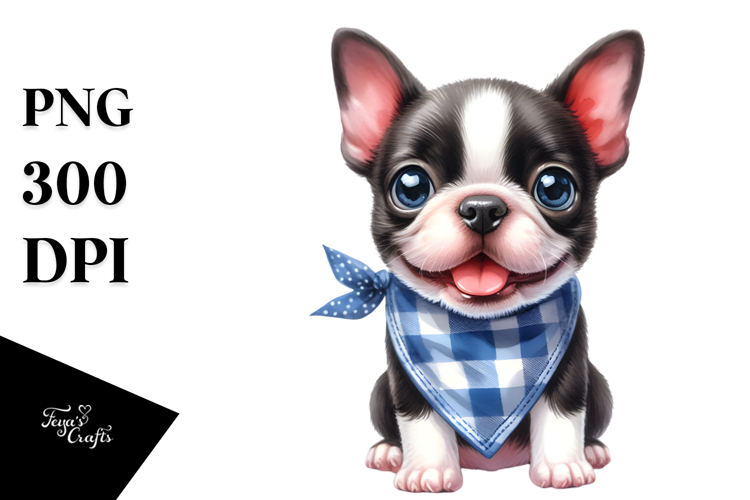 Boston Terrier Clipart Image 9