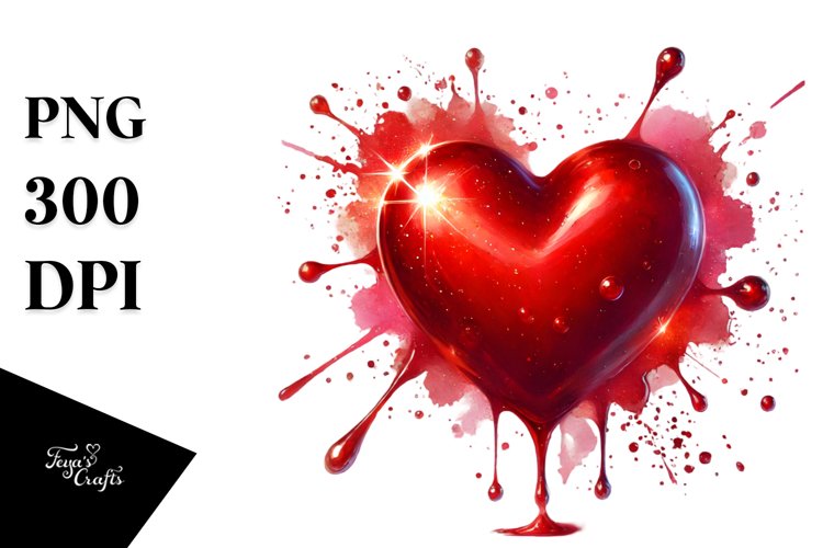 Red Heart Png Image 12