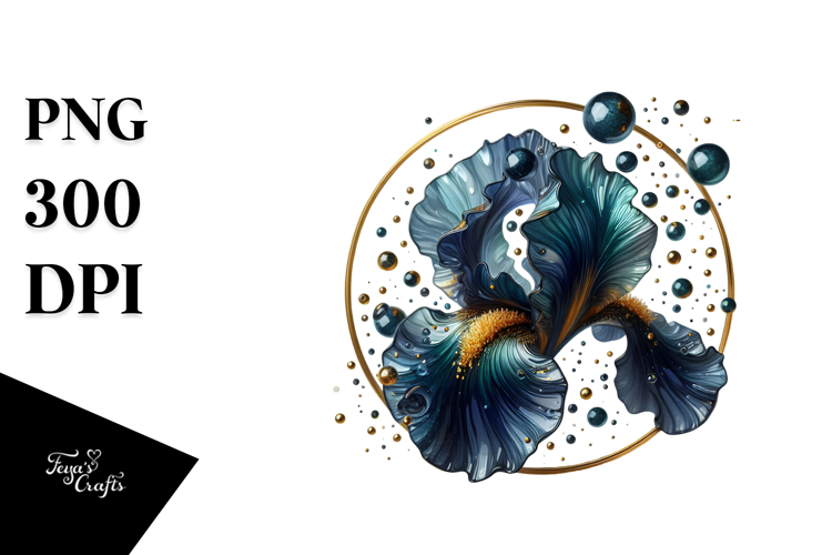 Abstract Iris PNG
