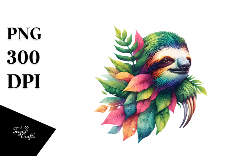 Sloth Clipart Image 11