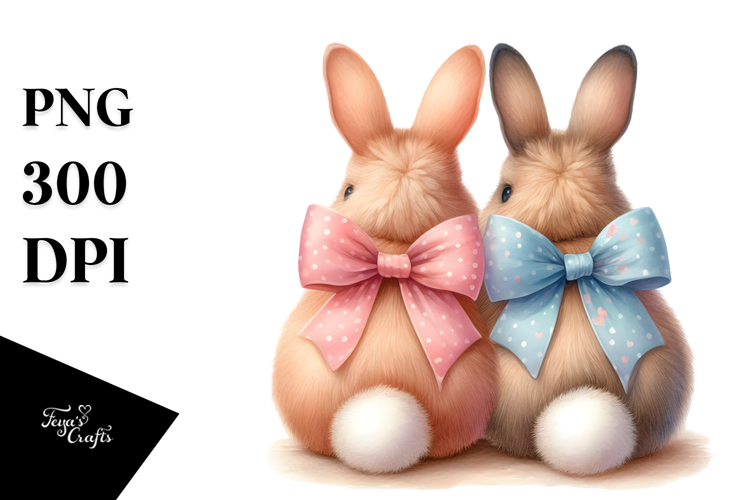 Bunnies Clipart Image 3