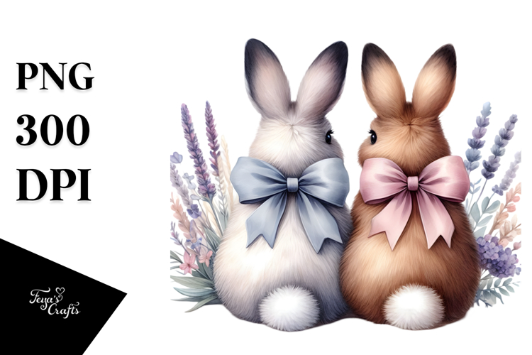 Bunnies Clipart Image 2