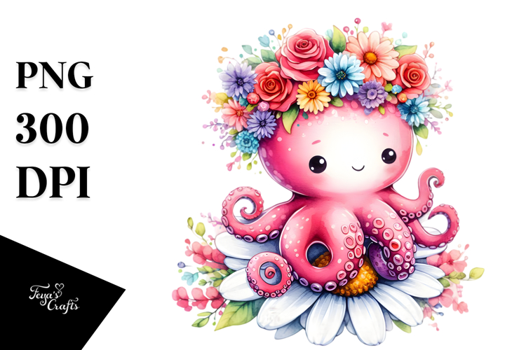 Octopus Cartoon Image 17