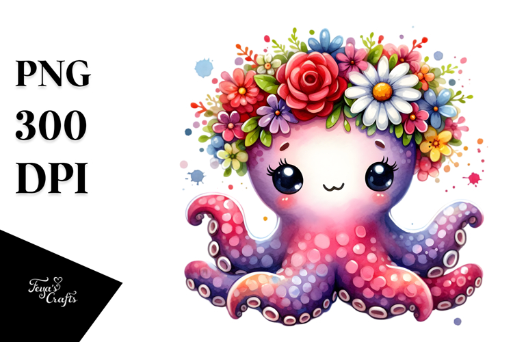 Octopus Cartoon Image 16