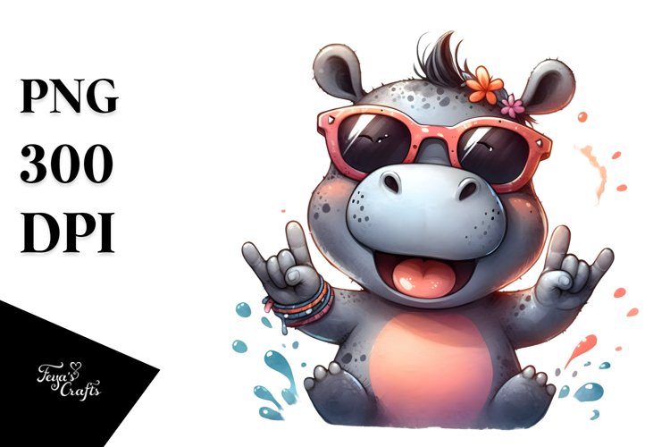 Hippo PNG Image 23