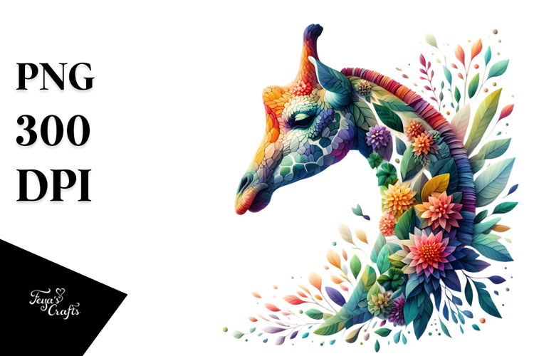 Giraffe Clipart Image 6