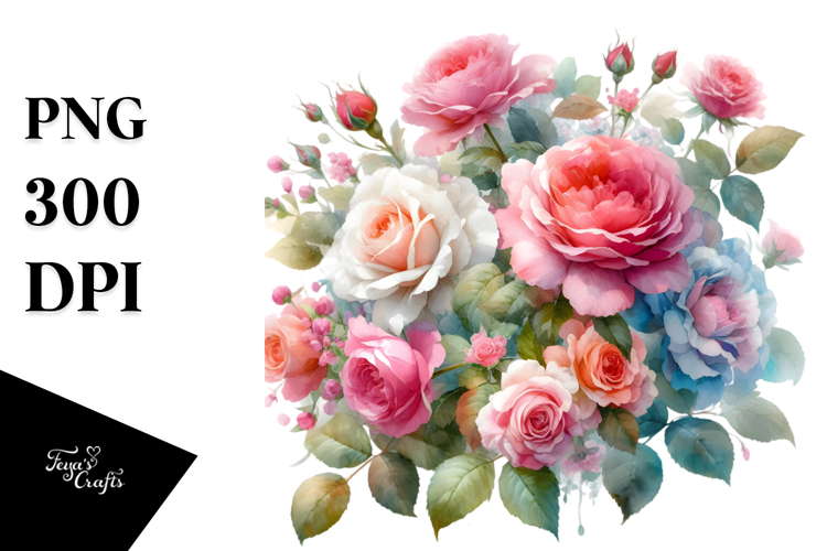 Pink Roses Png Image 16