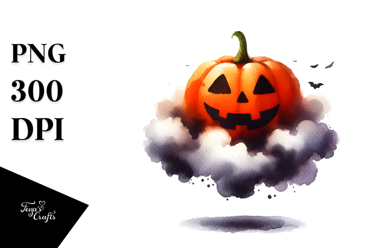 Funny Vampire Watercolor PNG