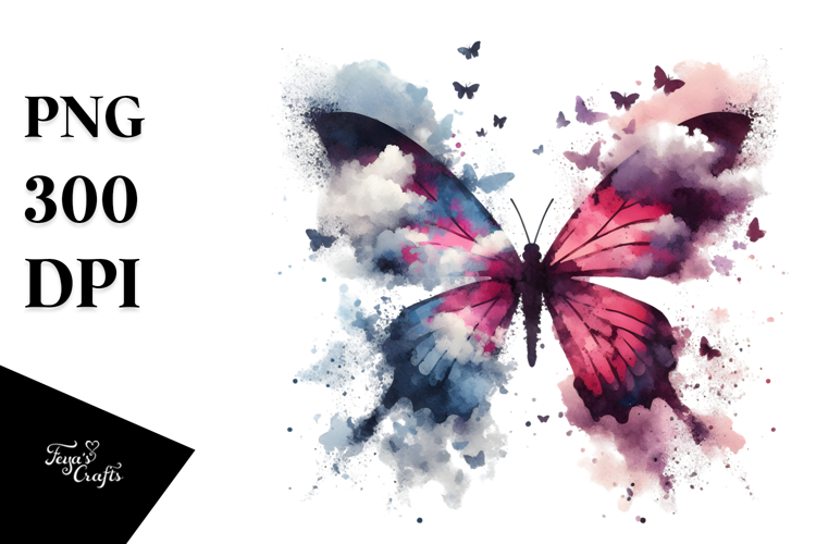Butterfly Silhouettes Image 11