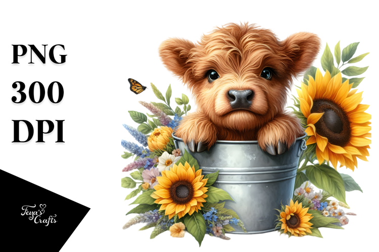 Sunflower Clipart Image 8