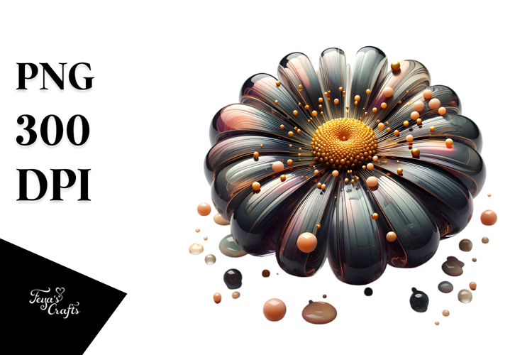 Abstract Gerbera PNG