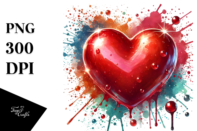 Red Heart Png Image 17