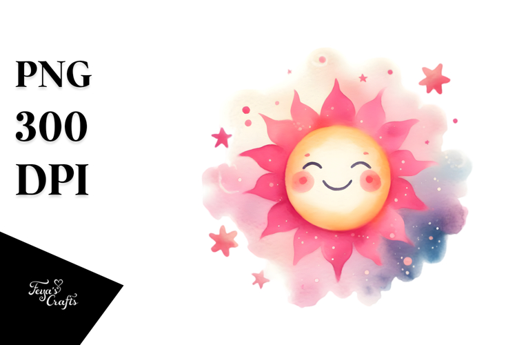 Simple Pinkish Sun PNG