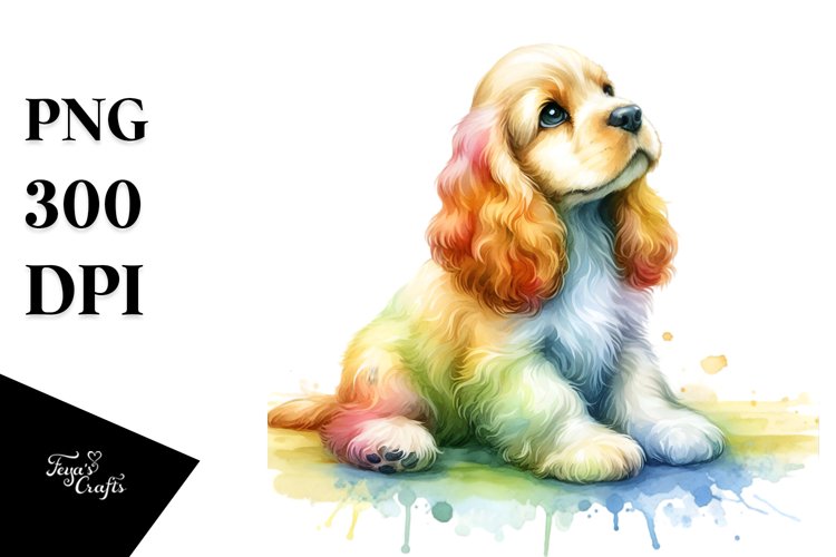 Cute Cocker Spaniel PNG