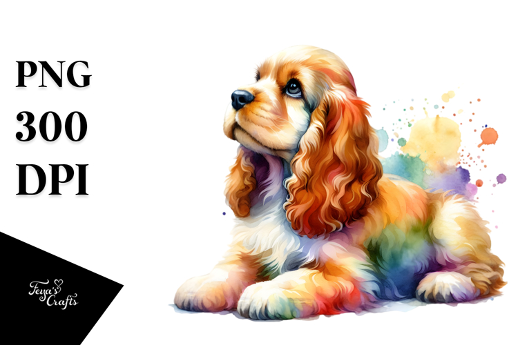 Cute Cocker Spaniel PNG