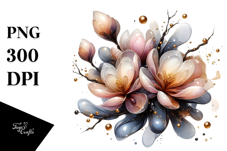 Abstract Magnolia PNG