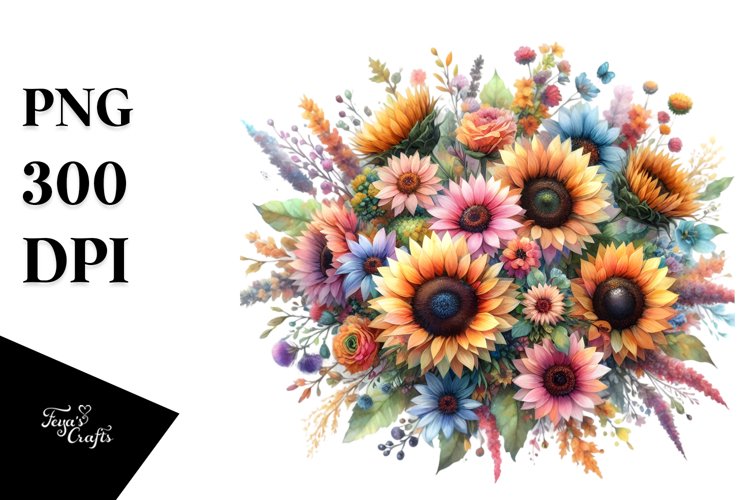 Sunflower Clipart Image 9
