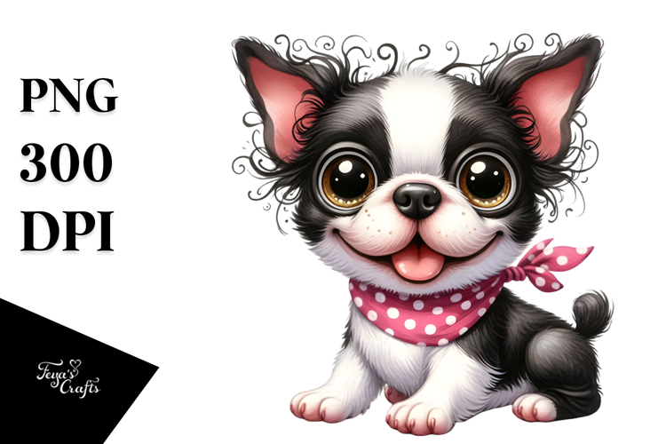 Boston Terrier Clipart Image 7