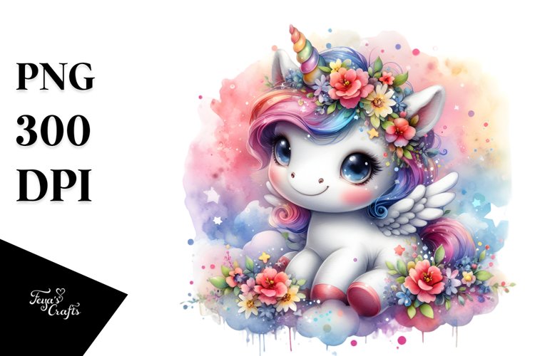 Cute Unicorn Skulpting | Sublimation | Clipart