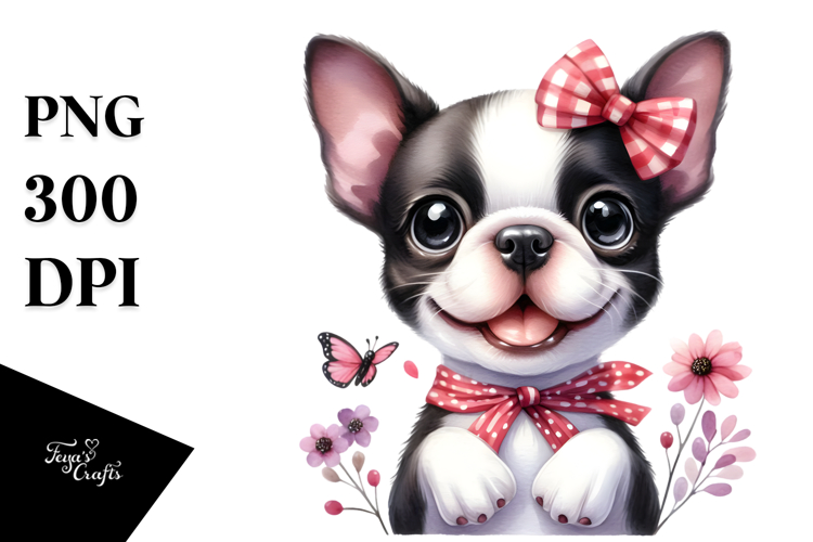 Boston Terrier Clipart Image 20