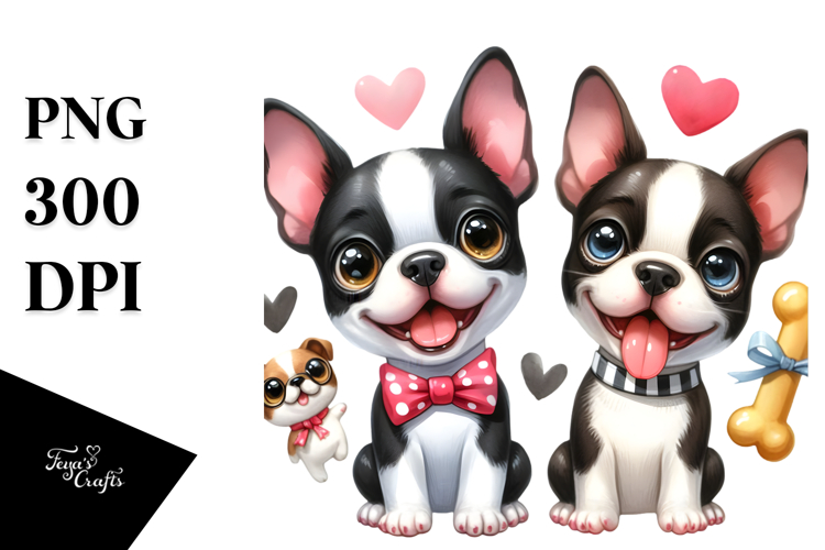 Boston Terrier Clipart Image 5