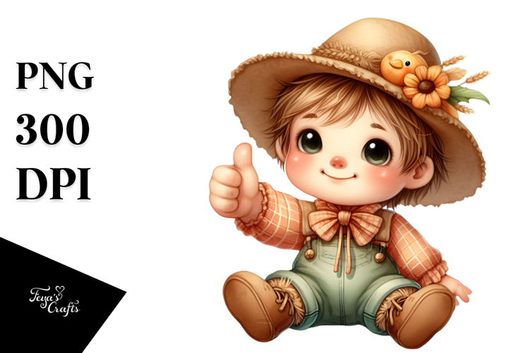 Scarecrow Clipart Image 19