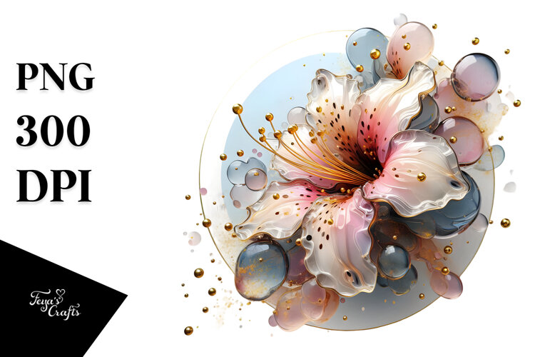 Abstract Material Azalea PNG example image 1