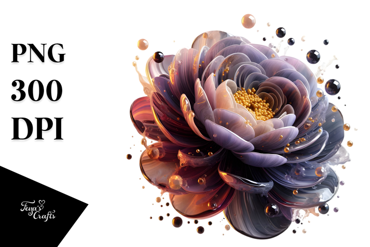 Abstract Ranunculus PNG