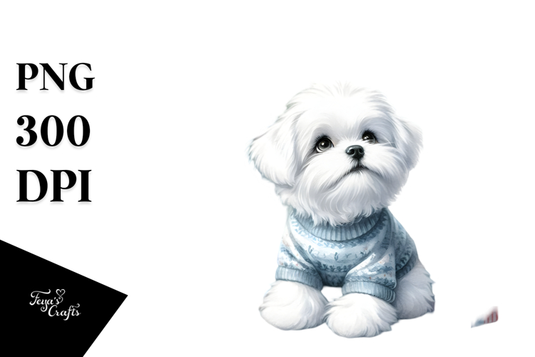 Maltese Clipart Image 2
