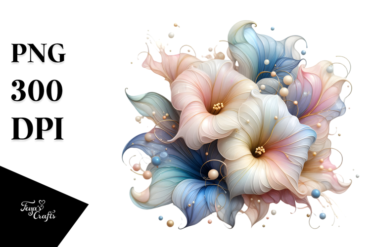 Morning Glory Golden Insertions PNG