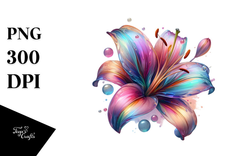 Detailed Transparent Lily PNG