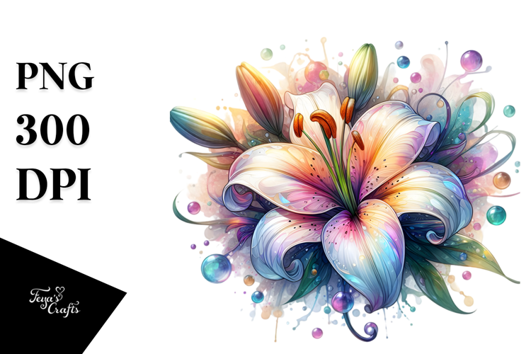 Detailed Transparent Lily PNG
