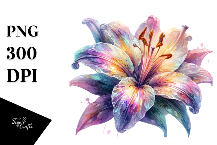 Detailed Transparent Lily PNG