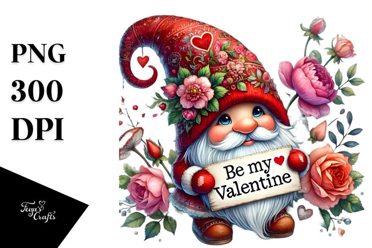 Valentine Gnome Png Image 4