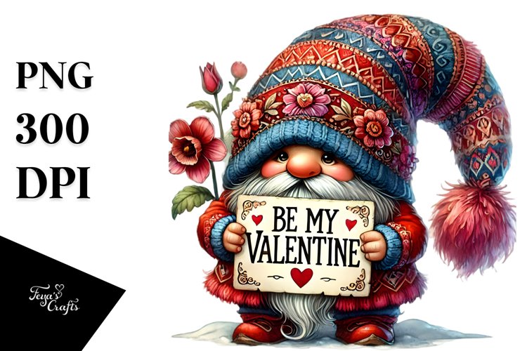 Valentine Gnome Png Image 3