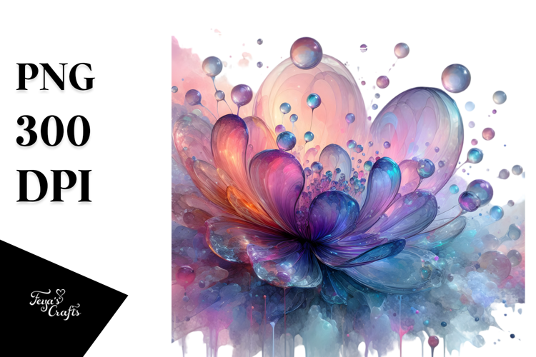 Abstract Heart Shaped Anemone PNG
