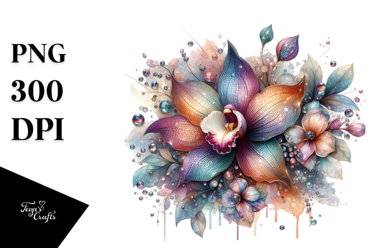 Orchid Clipart Image 10